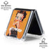 Betty Boop Little Black Dress Galaxy Z Flip6 Clear Case